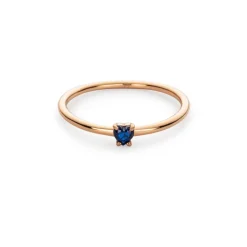 Heart of the Sea Ring aus Edelstahl, Zirkonia, IP Rosé PH-JE-0236