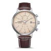 Herren Chronograph mit Eco Drive aus Edelstahl, Leder CA7061-26X