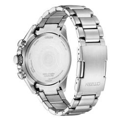 Herren Funkuhr Chronograph mit Eco-Drive, Edelstahl CB5914-89L