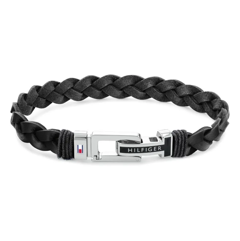 Herrenarmband Casual aus schwarzem Leder 2790307