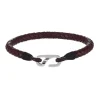 Herrenarmband Casual Core aus braunem Leder 2790023