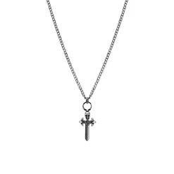 Herrenkette Kudos mit Kreuzanhänger aus Edelstahl PEJGN2112801
