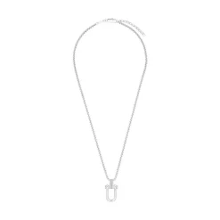 Herrenkette mit Industrial-Anhänger aus Edelstahl 2033926