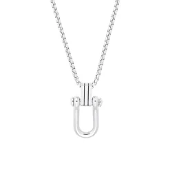 Herrenkette mit Industrial-Anhänger aus Edelstahl 2033926