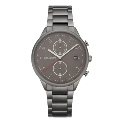 Herrenuhr Chrono II aus Edelstahl, grau PHU0099