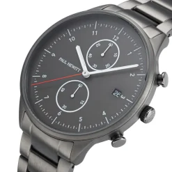 Herrenuhr Chrono II aus Edelstahl, grau PHU0099