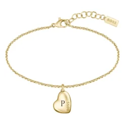 Herz Gravurarmband Honey für Damen, Edelstahl, IP Gold 1580595
