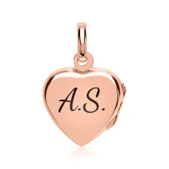 Herz Medaillon Verzierung 925er silber roségold SP0768SL