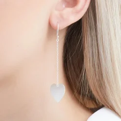 Herz Ohrhänger aus Sterlingsilber SE0909SL