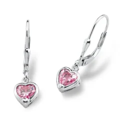 Herz Ohrhänger aus Sterlingsilber mit Zirkonia 9081905