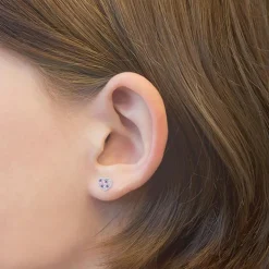 Herz Ohrstecker für Mädchen aus Sterlingsilber Zirkonia 2027218