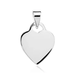 Herzanhänger 925 Silber Anhänger gravierbar SP0304SL