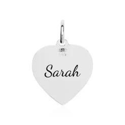 Herzanhänger aus 925er Sterlingsilber gravierbar SP0883SL