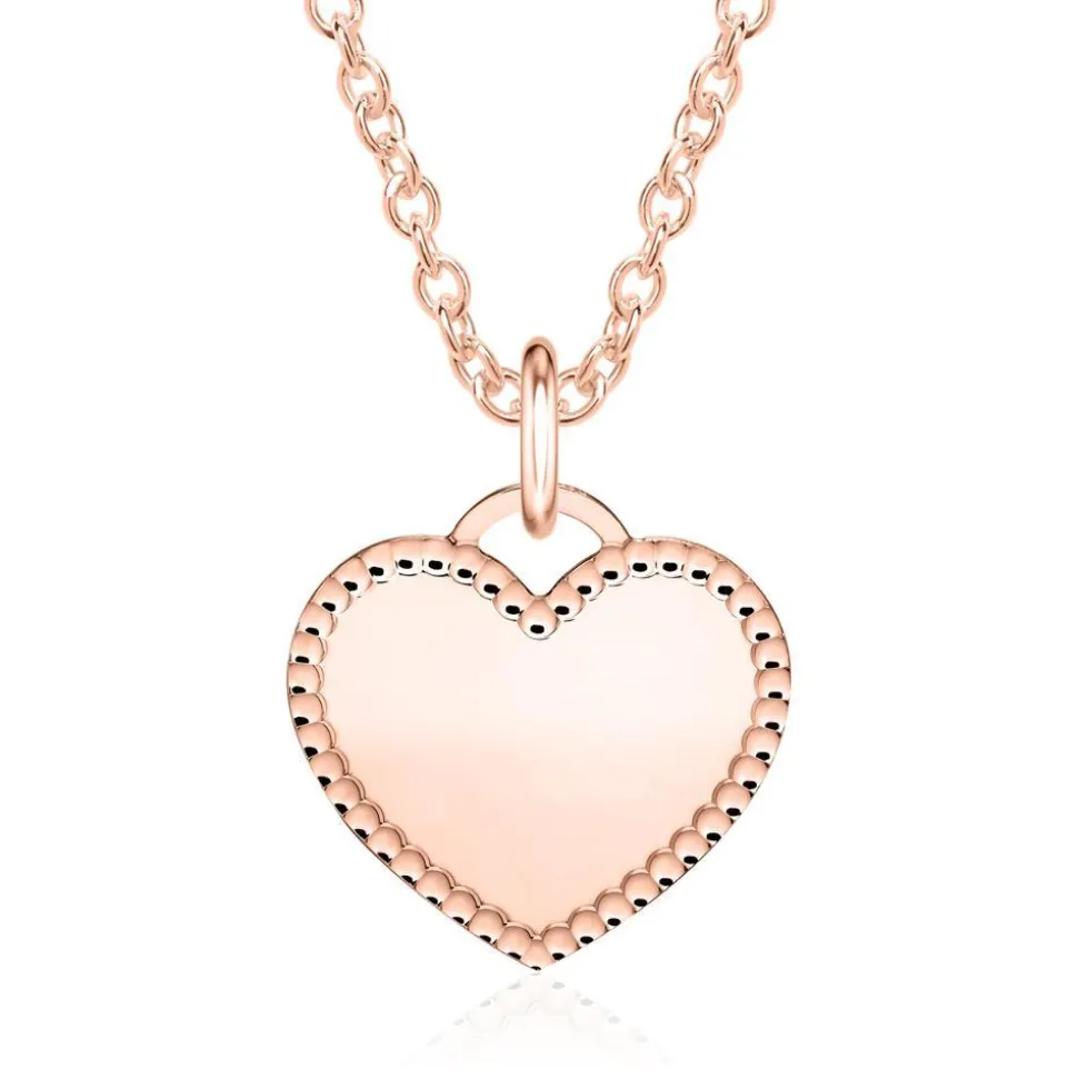 Herzanhänger aus rosévergoldetem 925er Silber SP1006-RSL