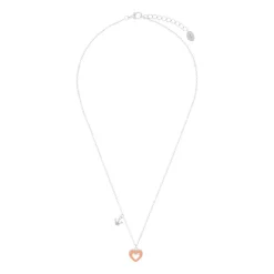 Herzkette für Mädchen aus Sterlingsilber mit Emaille 2037939