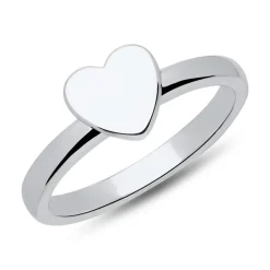 Herzring aus 925er Sterlingsilber Gravuroption SR0422SL