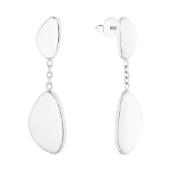 Hängende Ohrstecker für Damen aus Edelstahl, gravierbar 2035526