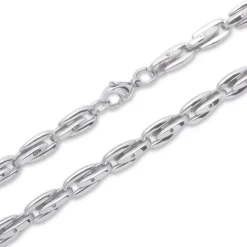 Hochglanzpolierte Edelstahl Kette N5011