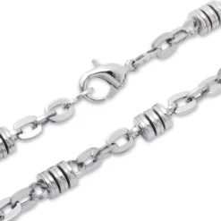 Hochglanzpolierte Edelstahl Kette N5010