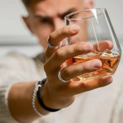 Hochwertiger 925er Silberring teilmattiert R8547SL