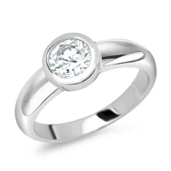 Hochwertiger Silberring 925 mit Zirkonia SR0054SL