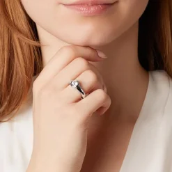 Hochwertiger Silberring 925 mit Zirkonia SR0054SL