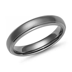 Hochwertiger Titanring glänzend matt TR0118SL