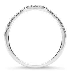 Infinitiyring Diamanten 0,14 ct 750er Weißgold DR0077SL