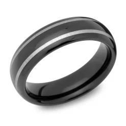 Ionisierter Wolframring, glänzend, robust TUR0038SL