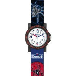 Jungenuhr Dark Spider mit Textilarmband 280375020