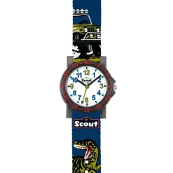 Jungle Quarzuhr für Jungen mit Textilarmband, blau 280375016