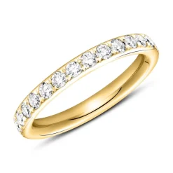 14K Gold Memoire Ring 28 Diamanten DR0363-14KG