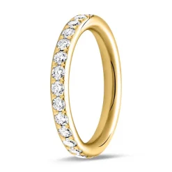 14K Gold Memoire Ring 28 Diamanten DR0363-14KG