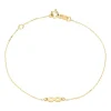 9K Goldarmband Infinity für Damen GB0019