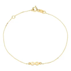 9K Goldarmband Infinity für Damen GB0019