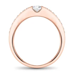 18K Roségold Verlobungsring mit Diamanten VR0514-18KRSL