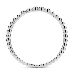 18K Weißgold Memoire Ring 5 Diamanten DR0400