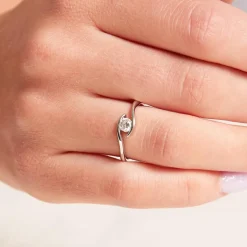 18K Weißgold Verlobungsring mit Diamant 0,25 ct. VR0232SL