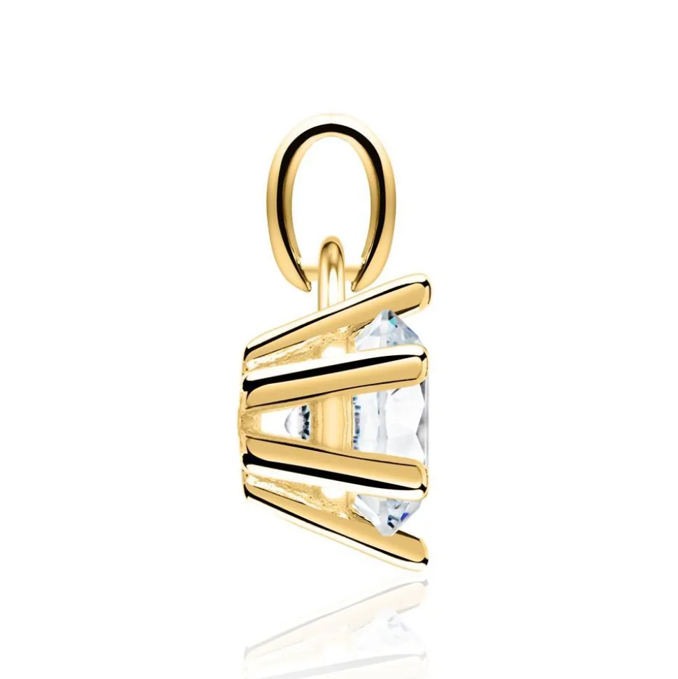 14-karätiger Goldkette mit Brillant BDP0034Di100-14KGSLK