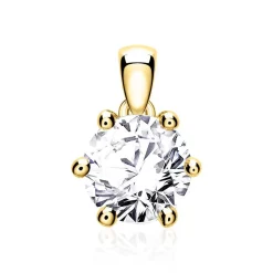 14-karätiger Goldkette mit Brillant BDP0034Di100-14KGSLK