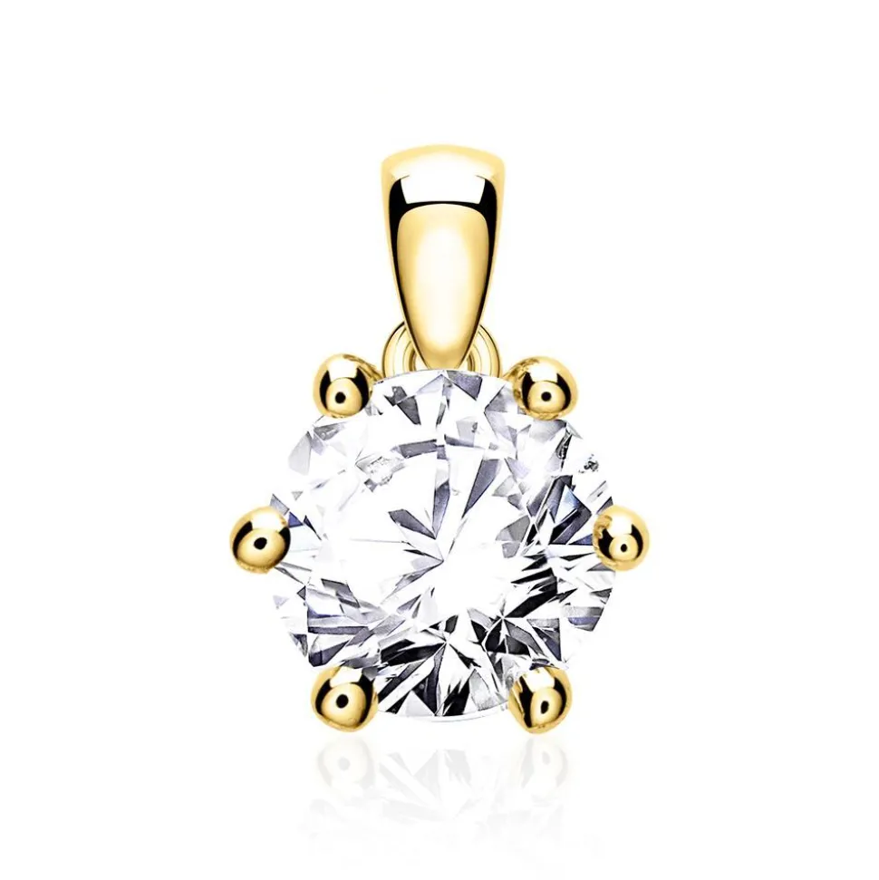 14-karätiger Goldkette mit Brillant BDP0034Di100-14KGSLK