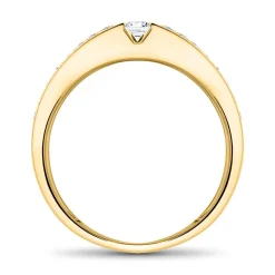 14-karätiger Goldring mit Brillanten VR0513-14KGSL