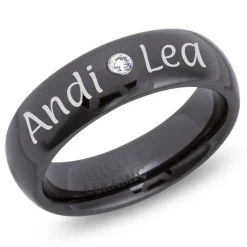 Keramikring kratzfest Lasergravur KR0005czlge