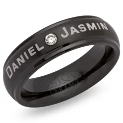 Keramikring kratzfest Lasergravur KR0008czlge