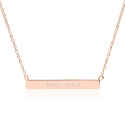 Kette 925er Silber rosévergoldet Gravur SN0377SL