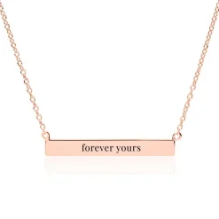 Kette 925er Silber rosévergoldet Gravur SN0377SL