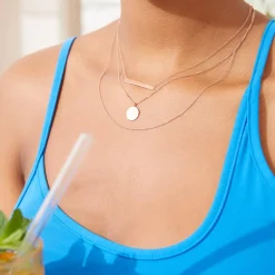 Kette 925er Silber rosévergoldet Gravur SN0377SL