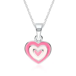 Kette Herz für Mädchen aus 925er Silber KP0040SLK