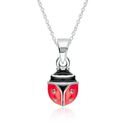 Kette Marienkäfer für Mädchen aus Sterlingsilber KP0041SLK