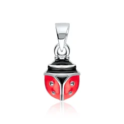 Kette Marienkäfer für Mädchen aus Sterlingsilber KP0041SLK